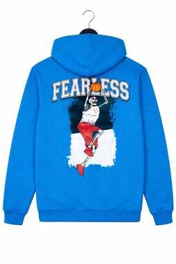 NWT Chemistry Fearless Blue Adult Hoodie Sweatshirt Medium D25 Authentic